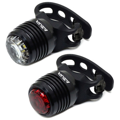 Azur Cyclops USB Front and Rear Light Set