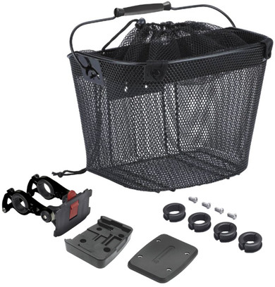 Azur Quick Release Shopper e-Bike Basket Black