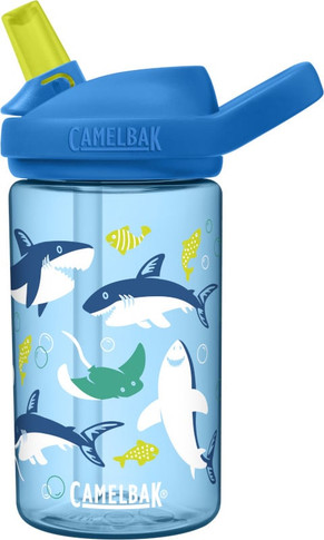 Camelbak Eddy+ Kids 400ml Tritan Renew Bottle Sharks and Rays