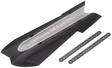 Azur M1 Armour Downtube Mount MTB Front Mudguard Black/Grey