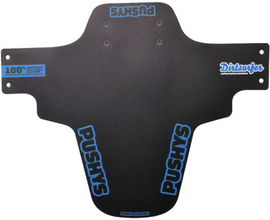 Dirtsurfer Mudguard Ltd Ed Pushys Logo Black/Blue