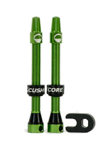 CushCore Tubeless 55mm Valve Set Green