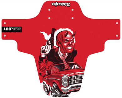 Dirtsurfer Mudguard Road Rage Red