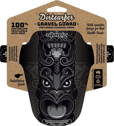 Dirtsurfer Mudguard Gravel Specific Tiki Black