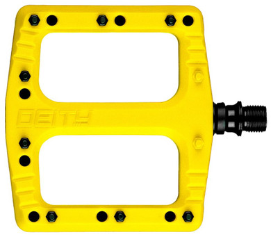 Deity Deftrap Yellow Flat Pedals