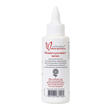 Effetto Mariposa Chain Lube Flower Power Natural Drip Wax 100ml Bottle