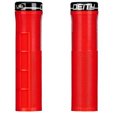 Deity Knuckleduster Lock-On Red Grip