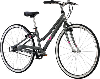 ByK E-620x3i 3 Speed Girls  Bike Charcoal/Neon Pink