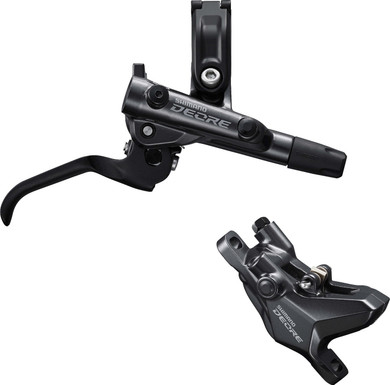 Shimano Deore BR-M6100/BL-M6100 Front Disc Brake and Right Lever Black