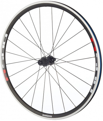 Shimano Tiagra WH-R501 700C QR Clincher Rear Road Wheel Black/Silver (Shimano 10sp)