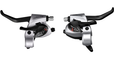 Shimano Tourney TX ST-TX800 EZ-Fire 8sp Shift/Brake Lever Set Silver