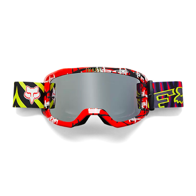 Fox Main OS Unisex MTB Goggles Flo Red