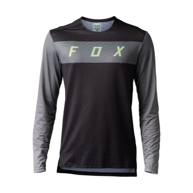 Fox Flexair Arcadia Mens MTB LS Jersey Black 