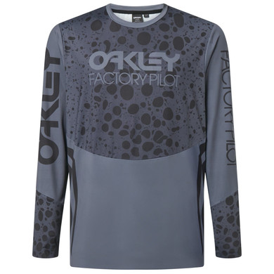 Oakley Maven RC Long Sleeve MTB Jersey Black Frog