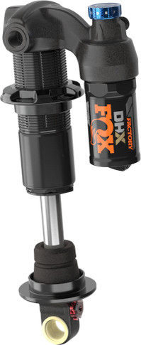 Fox DHX Factory 185x52.5mm Trunnion 2 Pos-Adj Shock 2022 Black/Orange