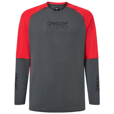 Oakley Factory Pilot Long Sleeve MTB Jersey II Uniform Grey