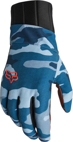 Fox Defend Pro Fire Gloves Blue Camo