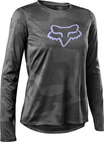 Fox Ranger LS Womens Jersey Dark Grey 2022