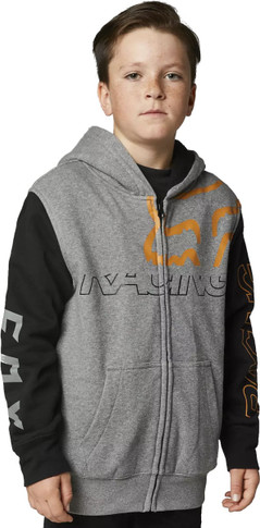 Fox Youth Skew Sherpa Zip Fleece Hoodie Heather Graphite 2022