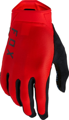 Fox Flexair Ascent Gloves Fluro Red