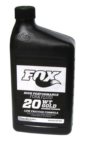 Fox Racing Shox 20wt. Gold Bath Oil