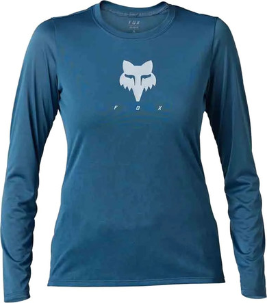 Fox Ranger Tru-Dri Womens MTB LS Jersey Dark Slate Blue