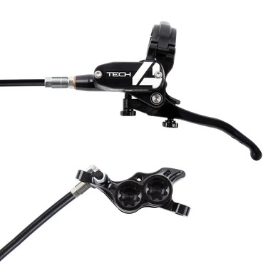 Hope Tech4 E4 Front Disc Brake Black/Black Black Cable