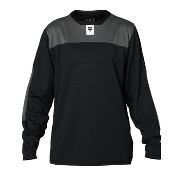 Fox Defend Youth MTB LS Jersey Black 