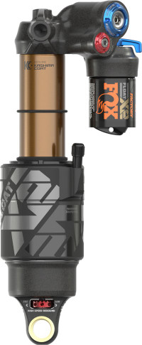 Fox Float X2 Factory 205x60mm Trunnion 2 Pos-Adj Shock 2022 Black/Orange