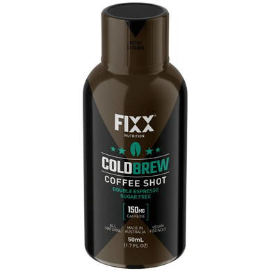 Fixx Nutrition Cold Brew Coffee Shot Bottle Sugar Free 50mL