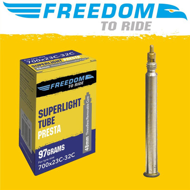 Freedom Superlight 700x23-32c 48mm Presta Valve Tube