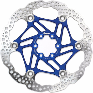 Hope 180mm Floating 6-Bolt Disc Rotor Blue