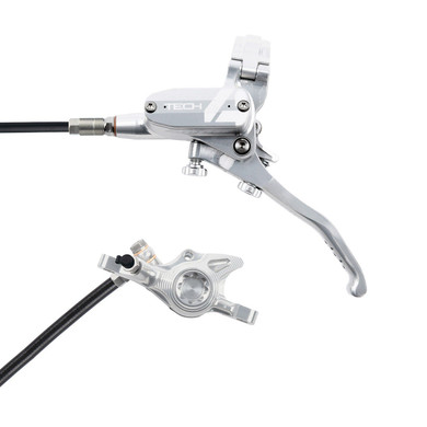 Hope Tech4 X2 Rear Disc Brake Silver/Silver Black Cable