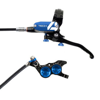 Hope Tech4 V4 Rear Disc Brake Black/Blue Black Cable
