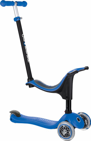 Globber Go Up Sporty Scooter Navy Blue