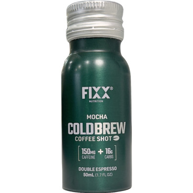 Fixx Nutrition Cold Brew Coffee Shot Bottle Mocha 50mL