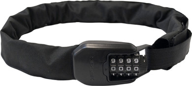 Hiplok Spin Wearable Chain Combination Lock Black