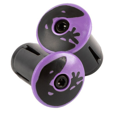 Lizard Skins Violet Purple Handlebar Plugs