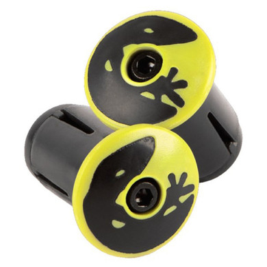 Lizard Skins Neon Yellow Handlebar Plugs