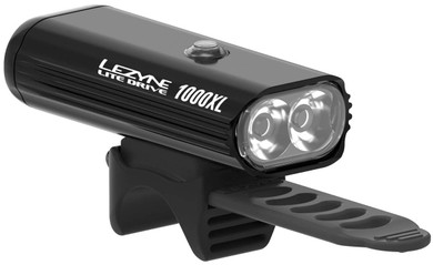 Lezyne Lite Drive 1000XL USB 1000lm LED Front Light Hi-Gloss Black