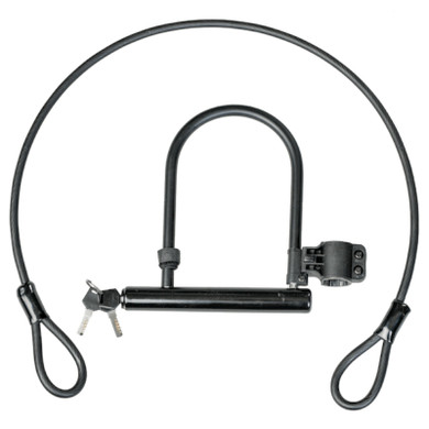 Rex Standard U-Lock And Cable 10mm x 1.8m Bike Lock