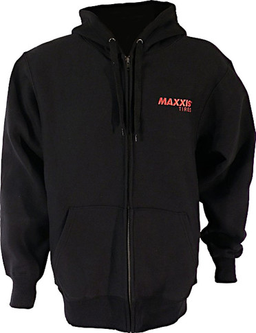 Maxxis Logo Zip Up Hoodie Black