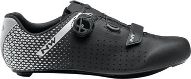 Northwave Core 2 Plus Unisex Road Cycling Shoes Black Silver
