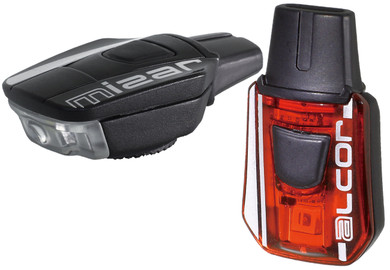 Moon Mizar 100lm Alcor 15lm USB Front/Rear Light Set