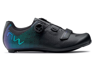 Northwave Storm Carbon 2 Unisex Road Cycling Shoes Black Iridescent