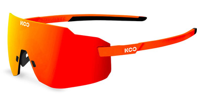 KOO Supernova Sunglasses Orange Fluro (Red Mirror Lens)