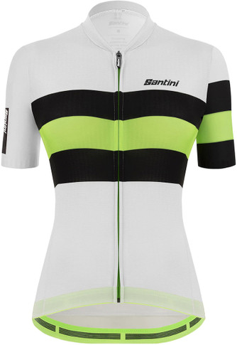 Santini SMS Sleek Bengal Womens SS Jersey White