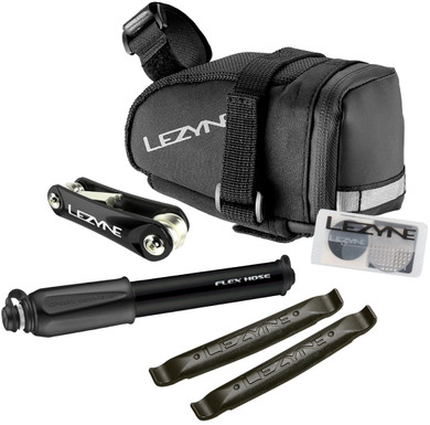 Lezyne Caddy Sport Kit 600ml Saddle Bag with Tools Black