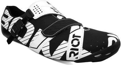 Bont Riot Buckle MicroFibre Road Shoes Black/White