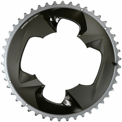 SRAM Force 107BCD 2x12sp 4-Bolt Outer Road Chainring Polar Grey